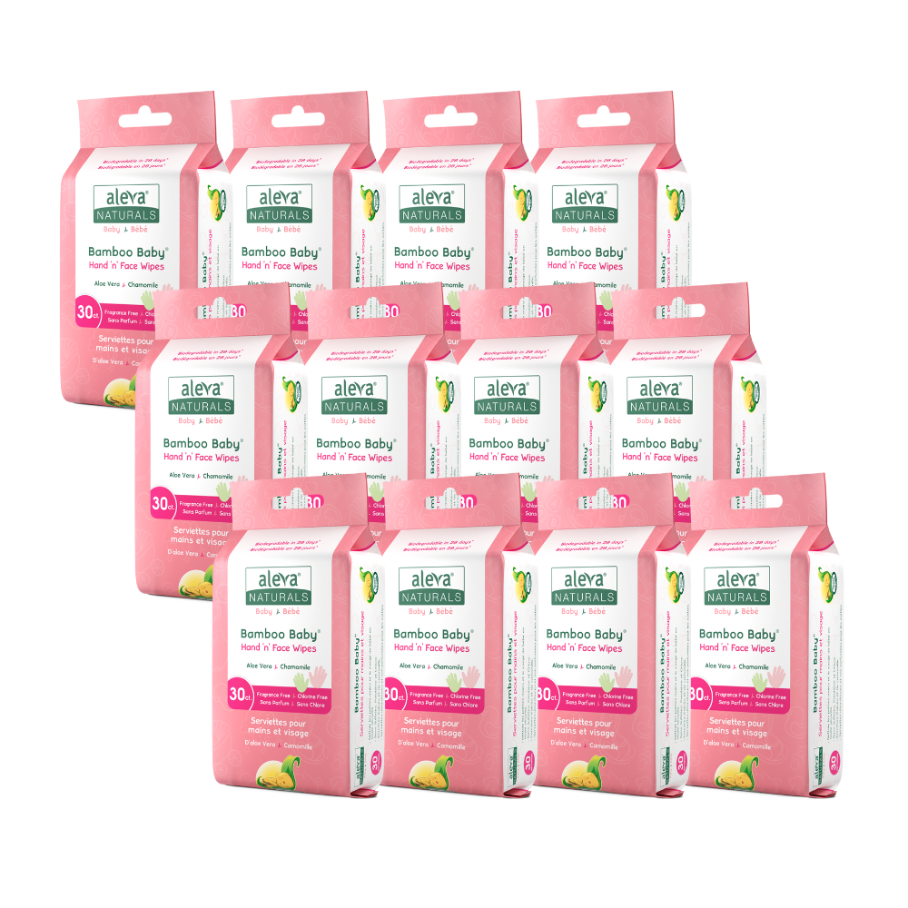 Bamboo Baby Hand 'n' Face Wipes