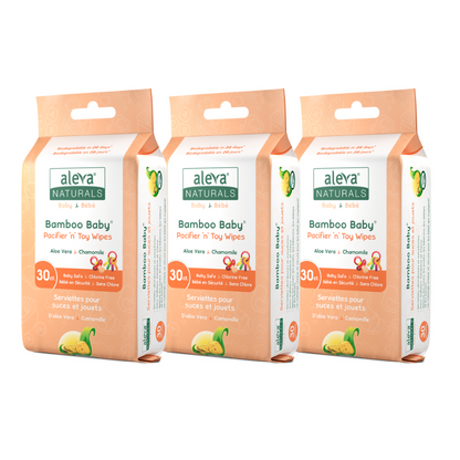 Bamboo Baby Pacifier & Toy Wipes