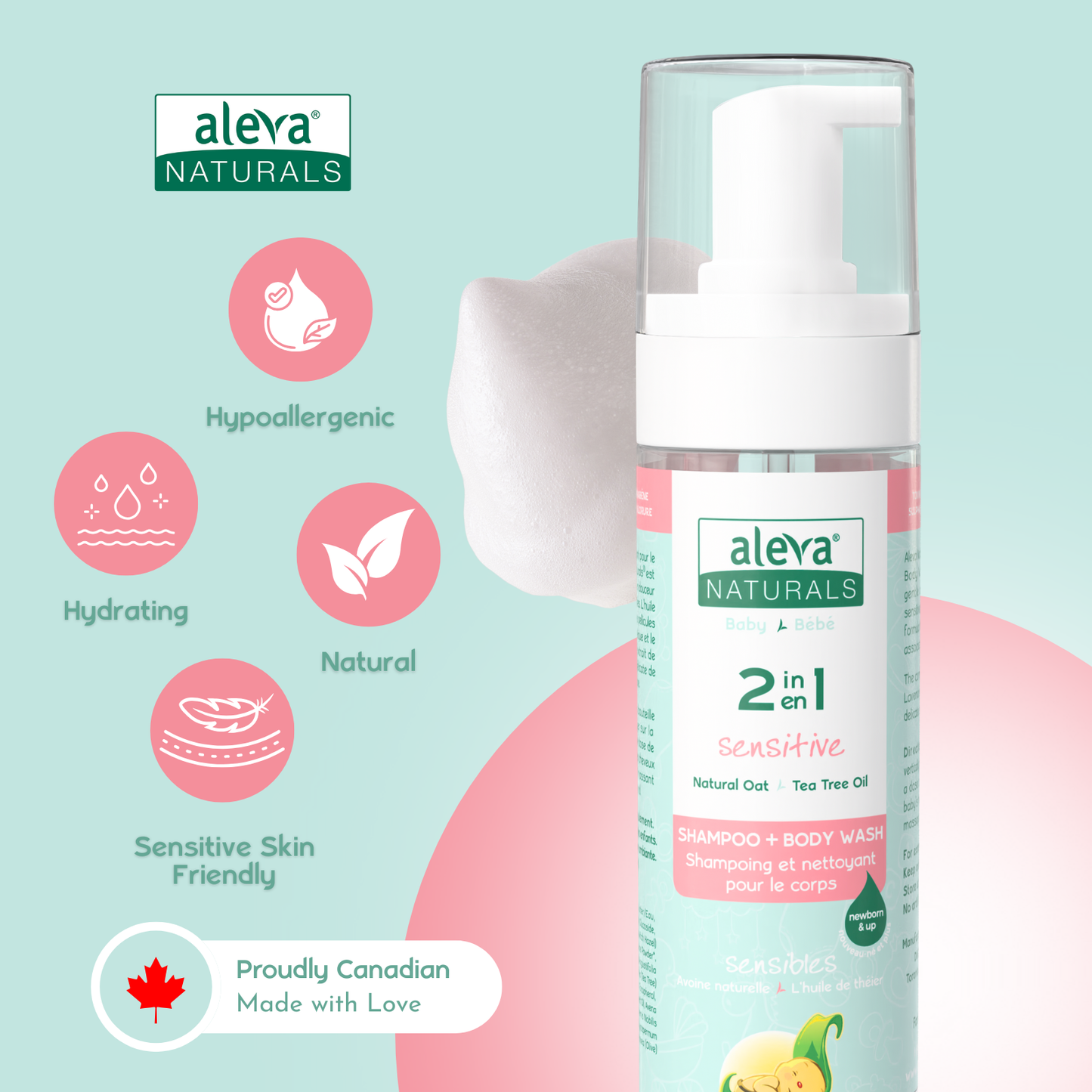 2 in 1 Shampoo + Body Wash