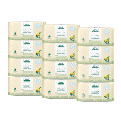 Bamboo Baby Dry Wipes