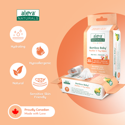Bamboo Baby Pacifier 'n' Toy Wipes