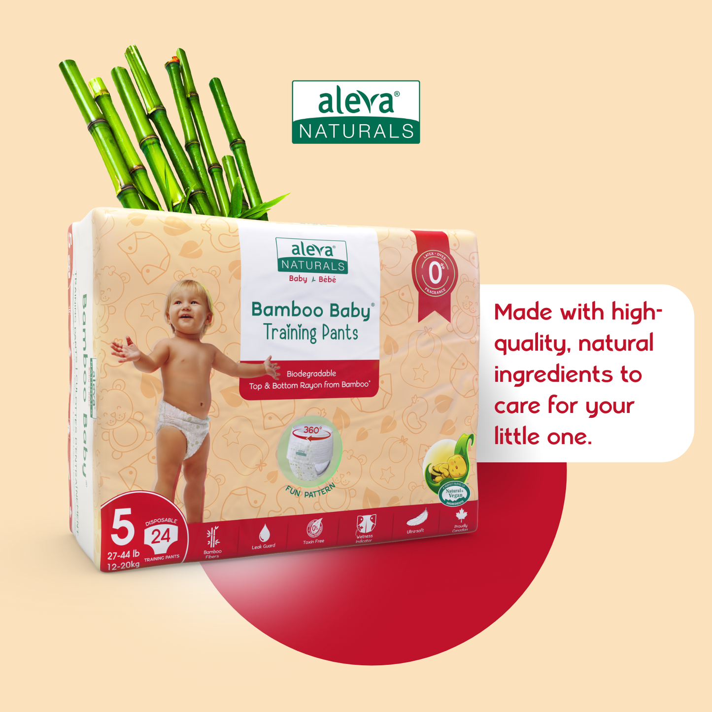 Bamboo Baby Training Pants - Size 5