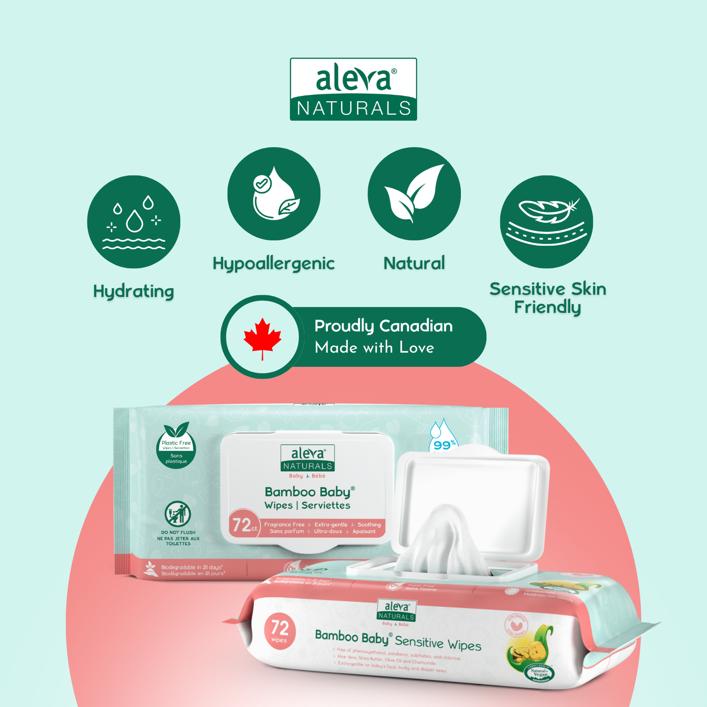 Bamboo Baby Sensitive Wipes