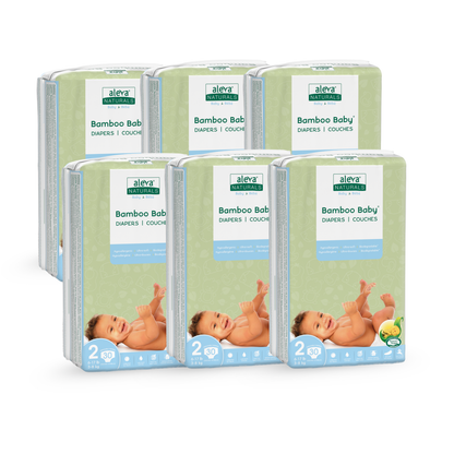 Bamboo Baby Diapers - Size 2