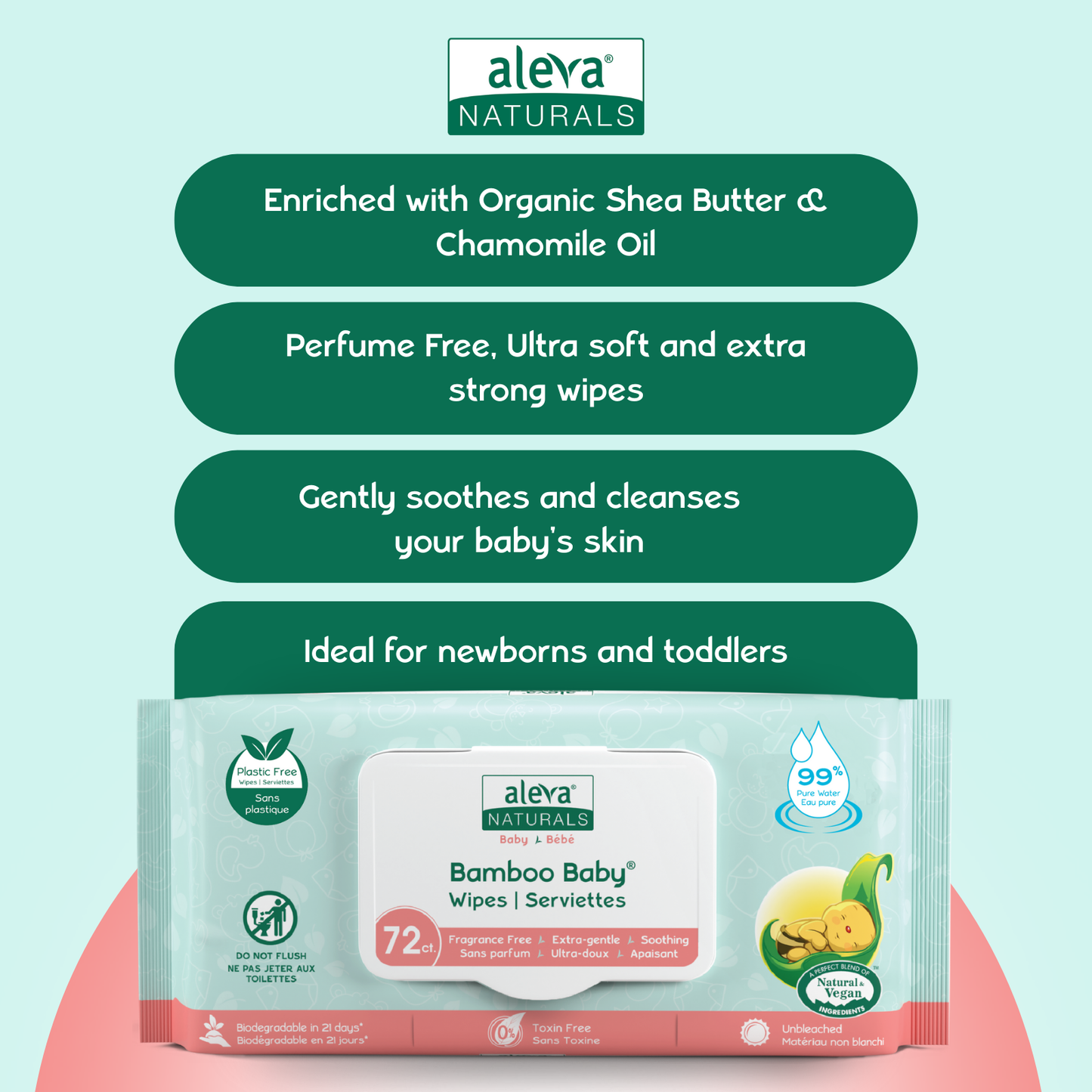 Bamboo Baby Sensitive Wipes