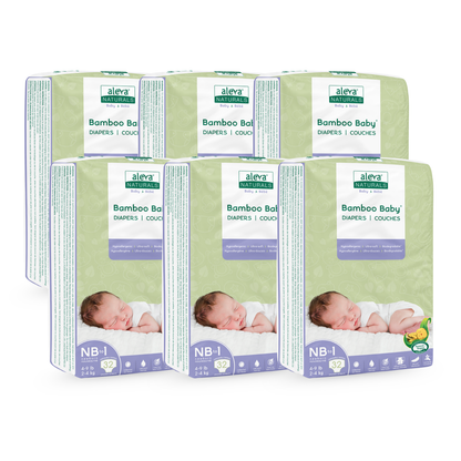 Bamboo Baby Diapers - Size NB-1