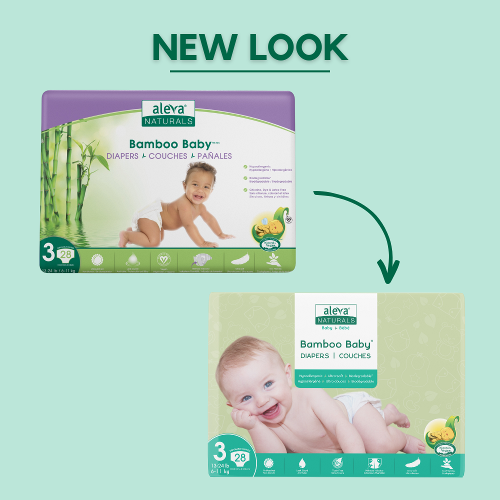 Bamboo Baby Diapers - Size 3