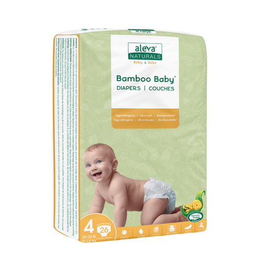 Bamboo Baby Diapers - Size 4