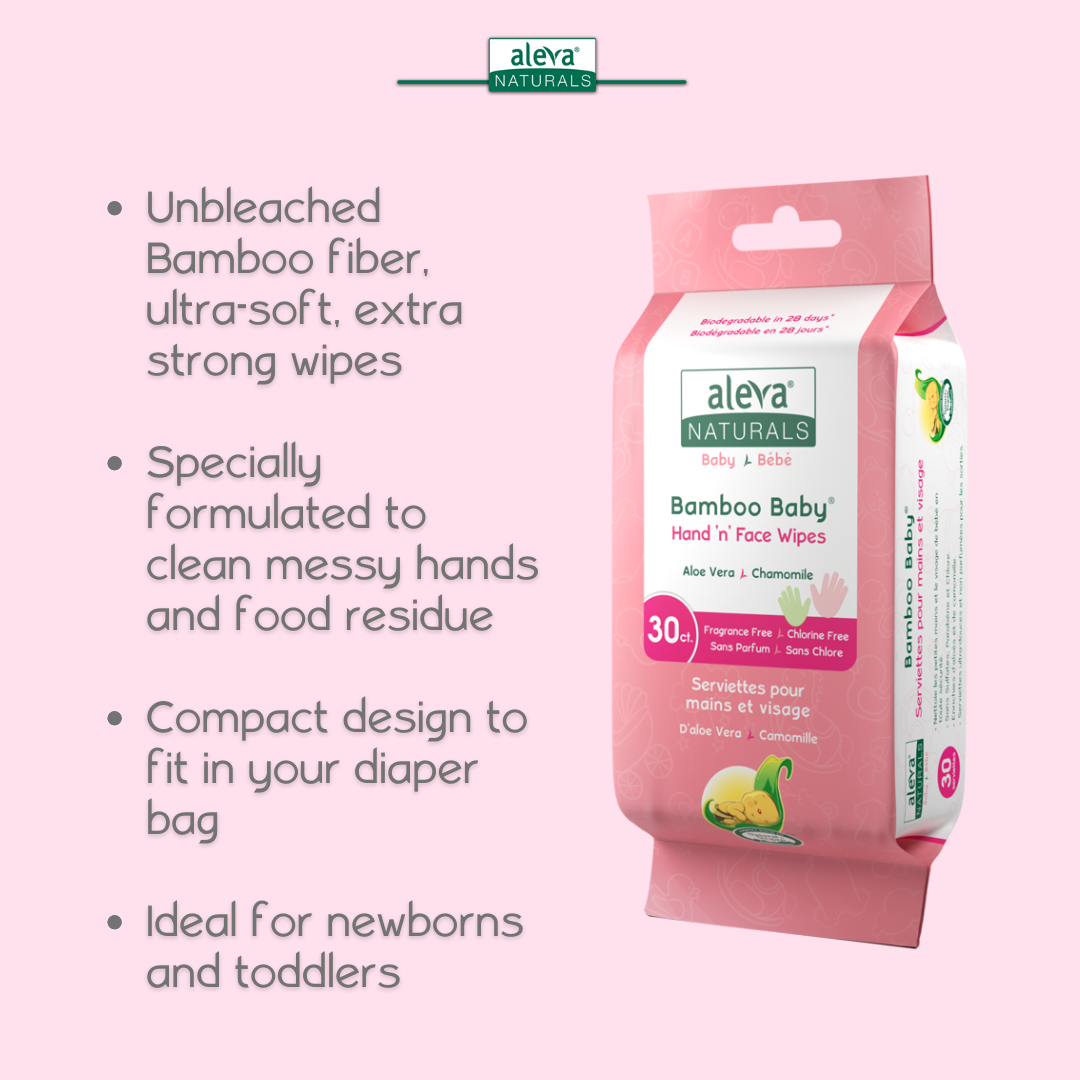 Bamboo Baby Hand 'n' Face Wipes