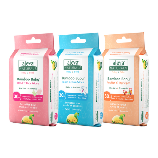Bamboo Baby Wipes Daily Essentials Pack