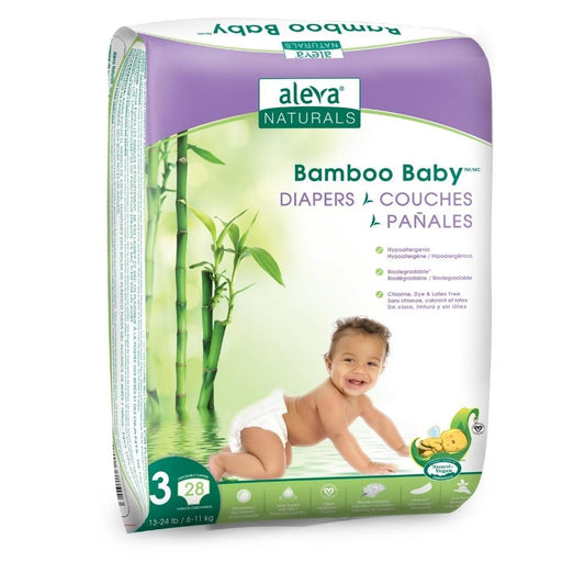 Bamboo Baby Diapers - Size 3